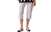 CHANEL Casual Pants Women's Pearl White