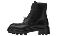 HERMES Fiacre Short Ankle Boots Men's Black