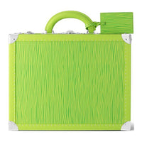 LOUIS VUITTON EPI Leather Hard Case Unisex Neon Green