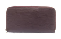 LOUIS VUITTON Zippy Epi Leather Wallet Women's Purple