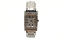 HERMES TANK DE Wrist Watch Quartz Movement Alloy Strap 19mm Silver Dial Unisex