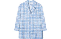 CHANEL 24 New Spring And Summer Arrivals Jackets Coats Women's Blue