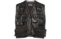 PRADA Leather Cargo Vest