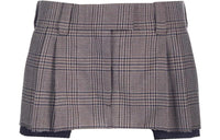 MIU MIU Casual Short Skirts Women's Brown