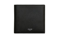 CELINE Grain Cow Leather Wallet Men's Black