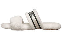 DIOR Chez Moi Slide Slippers Women's White