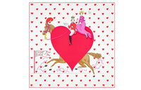 HERMES Silk Scarves Women's White