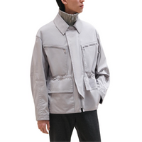 HERMES FW24 Jackets Coats Men's Pyrite Stone Color