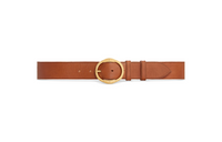 CELINE Large Twin Triomphe Belt In Vintage Calfskin