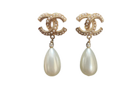 CHANEL Earrings Women's Gold