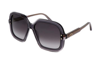 DIOR Acetate Irregular Shape Sunglasses Unisex Gray