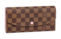 LOUIS VUITTON Emilie Canvas Canvas Bag Wallets Women's