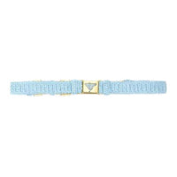PRADA Enamel-Logo Clasp Fastened Belt