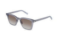 SAINT LAURENT Plastic Irregular Shape Sunglasses Unisex Light Purple