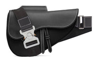 DIOR Saddle Leather Saddle Bag, Sling Bag, Shoulder Bag, Crossbody Bag Regular Men's Black