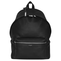 SAINT LAURENT City Leather Backpack Women's Black