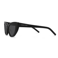 SAINT LAURENT Acetate Cat Eye Sunglasses Women's Black
