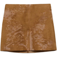 PRADA Casual Short Skirts Women's Camel