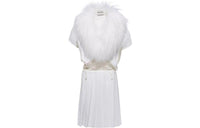 MIU MIU Short Sleeved Dress Women's White
