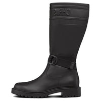 DIOR D-Major Knee-high Boots Women's Black