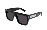 SAINT LAURENT Acetate Square Sunglasses Men's Black