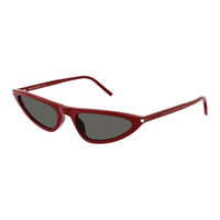 SAINT LAURENT Recycled Acetate Cat Eye Sunglasses Women's Red