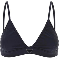 PRADA Ribbed Bralette Bikini Top
