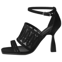 HERMES Jasmine Strap Sandals 9.5cm Women's Black