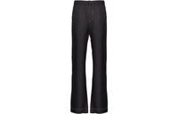 PRADA Logo Patch Straight Leg Trousers