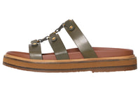 CELINE Slide Slippers Women's Green