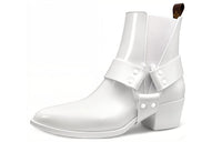 LOUIS VUITTON Rhapsody Ankle Boots Women's White