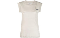 MIU MIU T-Shirts Women's Greige