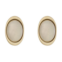 SAINT LAURENT Brass Clip On Earrings Women's Light Gold