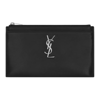 SAINT LAURENT Calfskin Clutch Men's Black