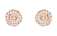 DIOR Stud Earrings Women's Rose Gold