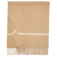 Loro Piana Cashmere Knit Scarves Women's Wheat