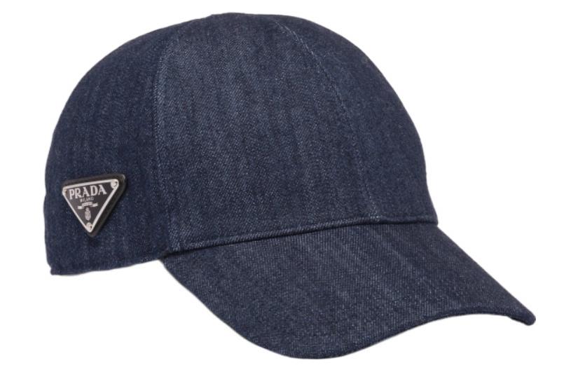PRADA Acrylic Baseball Caps Unisex Blue