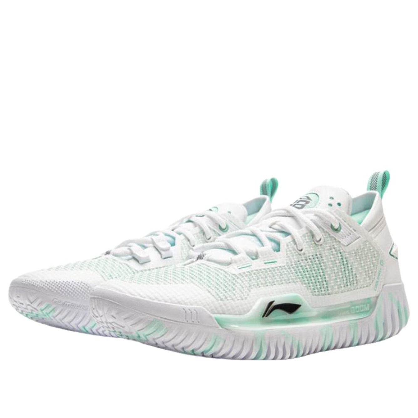 Li-Ning BadFive 3 Low 'White Green' ABFU005-71