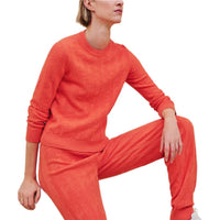 HERMES FW24 Sweater Women's Berry Pink