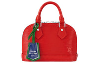 LOUIS VUITTON Epi Cow Leather Shoulder Bag Crossbody Bag Handbag Extra Mini Women's Rogue Red