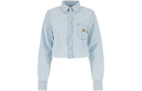 MIU MIU SS24 Denim Jacket Women's Light Blue