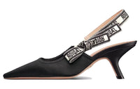 DIOR J'Adior Slim Heel High Heels 10cm Women's Black White
