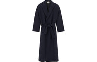 SAINT LAURENT Coats Women's Dark Navy Blue