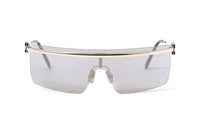 MIU MIU Metal Irregular Shape Sunglasses Women's Gold