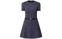 LOUIS VUITTON Short-Sleeved Dresses Women's Multicolor
