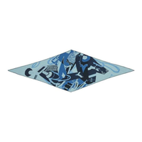 HERMES Cashmere Knit Scarves Men's Multicolor