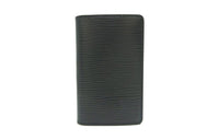 LOUIS VUITTON Epi Leather Wallet Women's Black