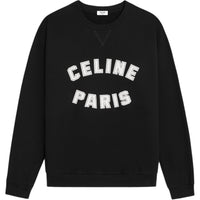 CELINE Loose CELINE Paris Sweatshirt In Cotton Fleece