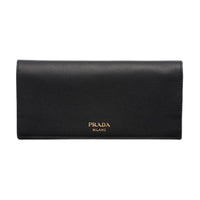 PRADA Leather Wallet Men's Black