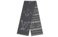 LOUIS VUITTON Wool Knit Scarves Men's Gray